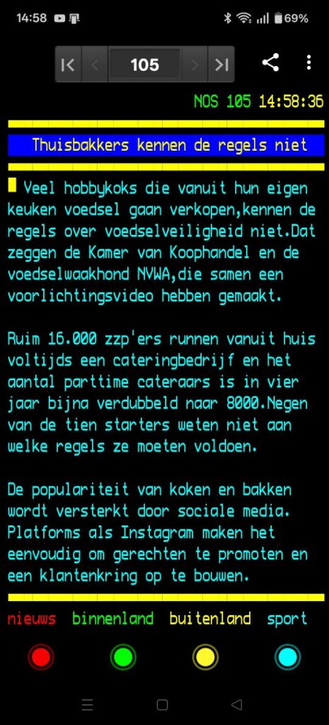 teletext pagina op 10-03-2026